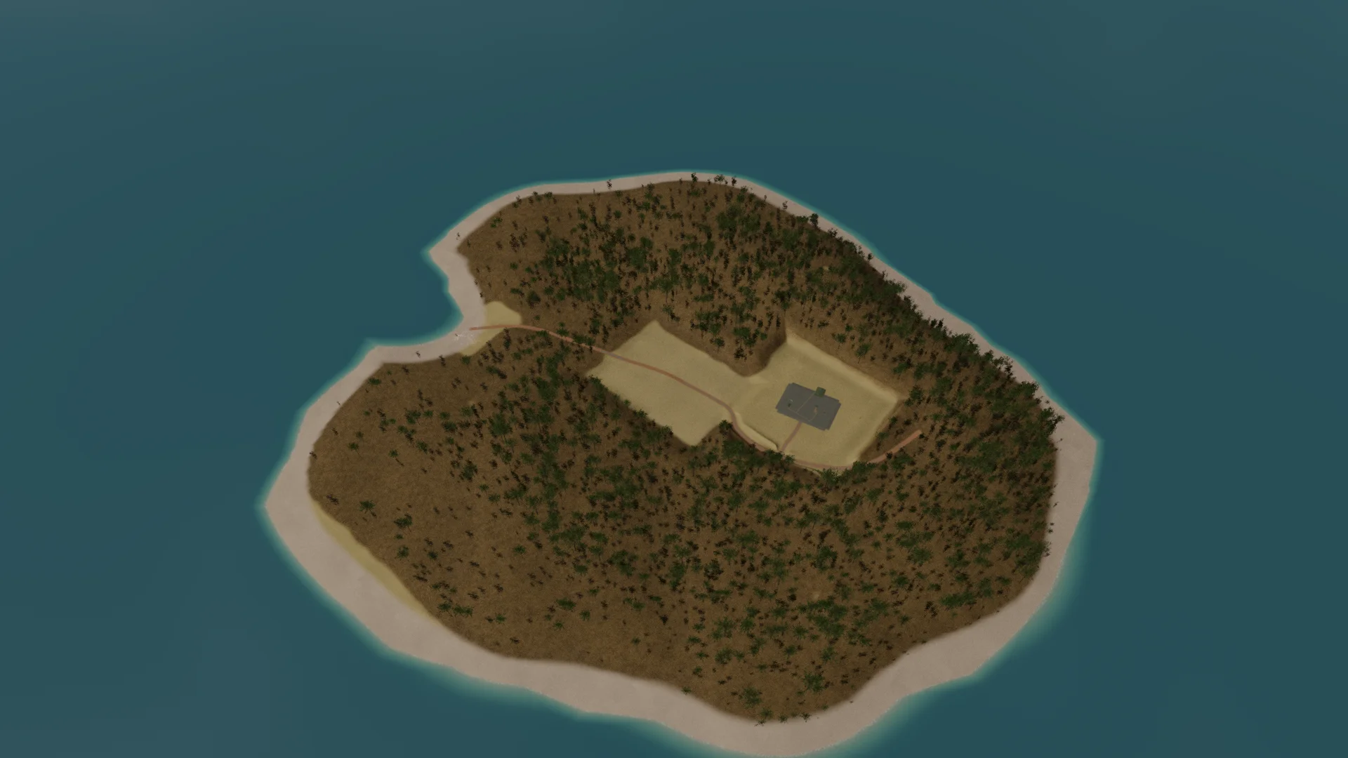 Hunted island overview in early development