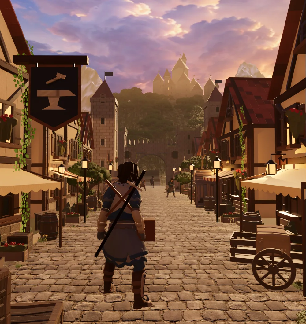The same scene with Clever Shaders lighting and atmosphere